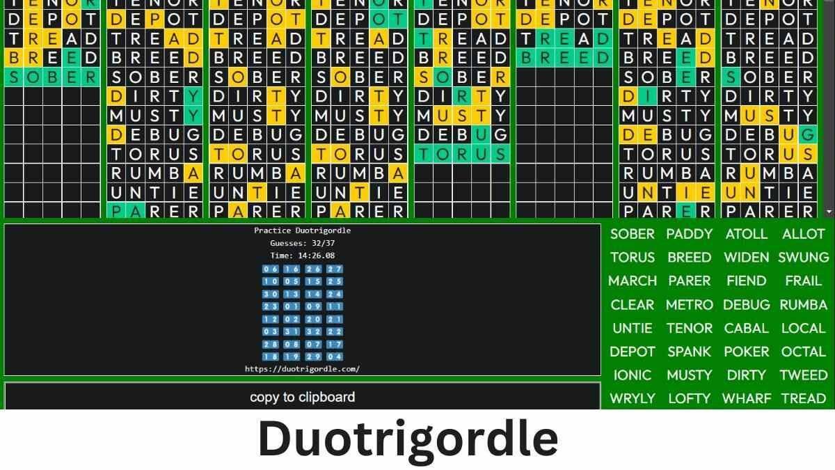 Duotrigordle: Overview, How To Play, Tips, And Rules Of Game